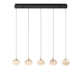 Lib & Co. Canada - LED Chandelier - Calcolo - Matte black- Union Lighting Luminaires Decor