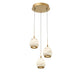 Lib & Co. Canada - LED Pendant - Lucidata - Painted Antique Brass- Union Lighting Luminaires Decor