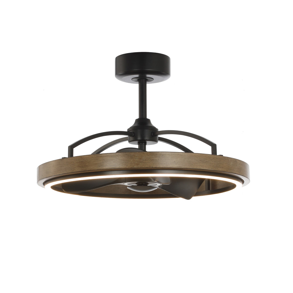 Maxim - LED Fandelight - Teton - Driftwood / Black- Union Lighting Luminaires Decor