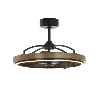 Maxim - LED Fandelight - Teton - Driftwood / Black- Union Lighting Luminaires Decor