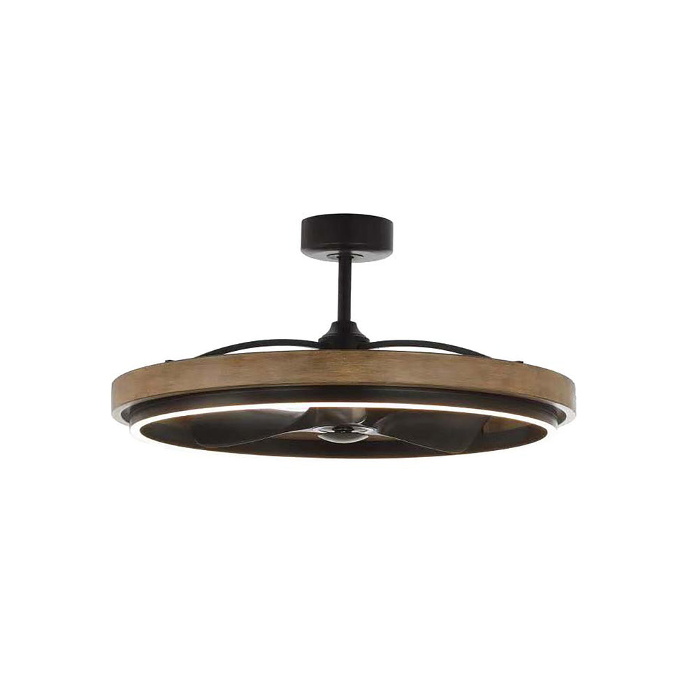 Maxim - LED Fandelight - Teton - Driftwood / Black- Union Lighting Luminaires Decor