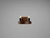 Accord Lighting - One Light Wall Lamp - Flow - Imbuia- Union Lighting Luminaires Decor