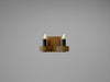 Accord Lighting - One Light Wall Lamp - Flow - Teak- Union Lighting Luminaires Decor