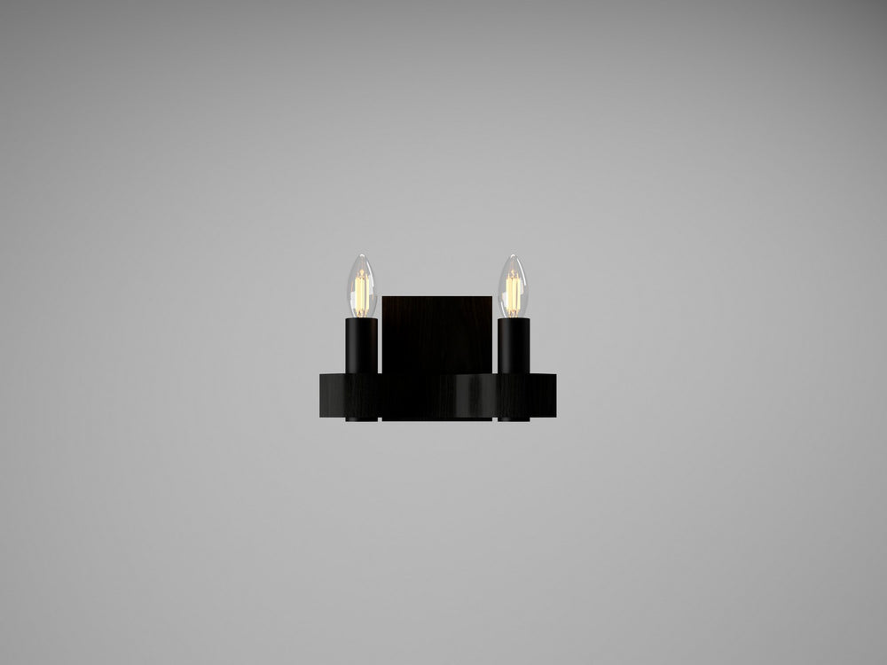 Accord Lighting - One Light Wall Lamp - Flow - Charcoal- Union Lighting Luminaires Decor