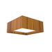 Accord Lighting - LED Ceiling Mount - Squares - Teak- Union Lighting Luminaires Decor