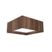 Accord Lighting - LED Ceiling Mount - Squares - American Walnut- Union Lighting Luminaires Decor