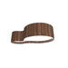 Accord Lighting - LED Ceiling Mount - Organic - American Walnut- Union Lighting Luminaires Decor