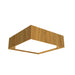 Accord Lighting - LED Ceiling Mount - Squares - Louro Freijo- Union Lighting Luminaires Decor