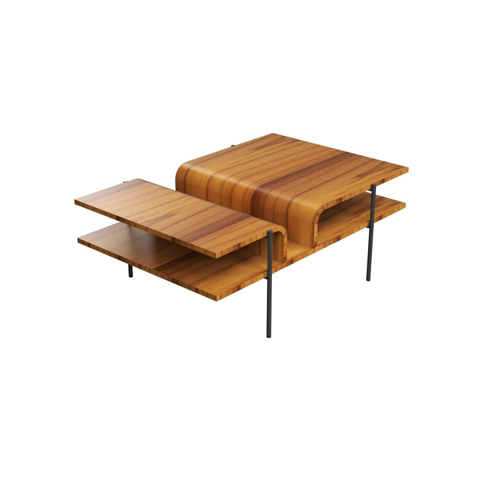 Accord Lighting - Coffee Table - Cascade - Teak- Union Lighting Luminaires Decor