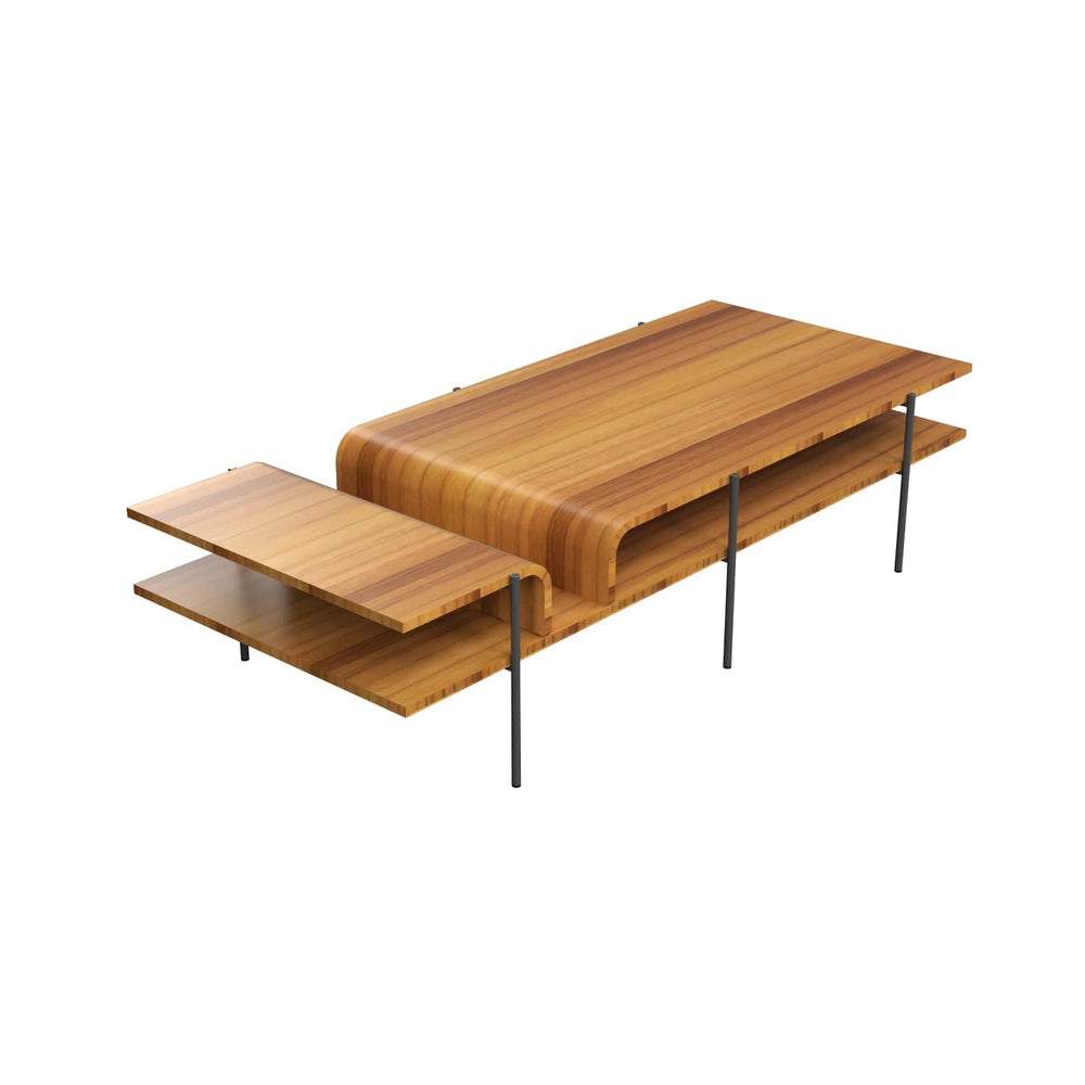 Accord Lighting - Coffee Table - Cascade - Teak- Union Lighting Luminaires Decor