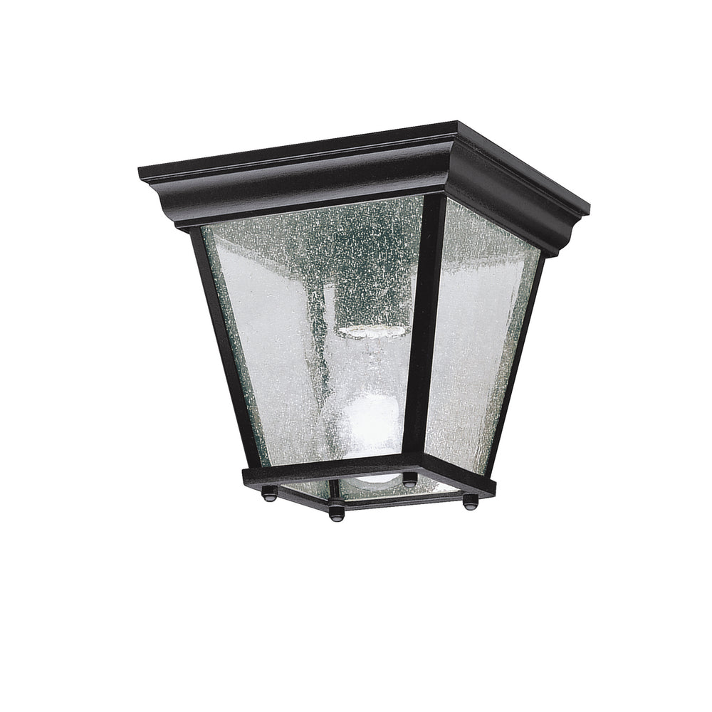 Kichler Canada - One Light Outdoor Ceiling Mount - Black- Union Lighting Luminaires Decor