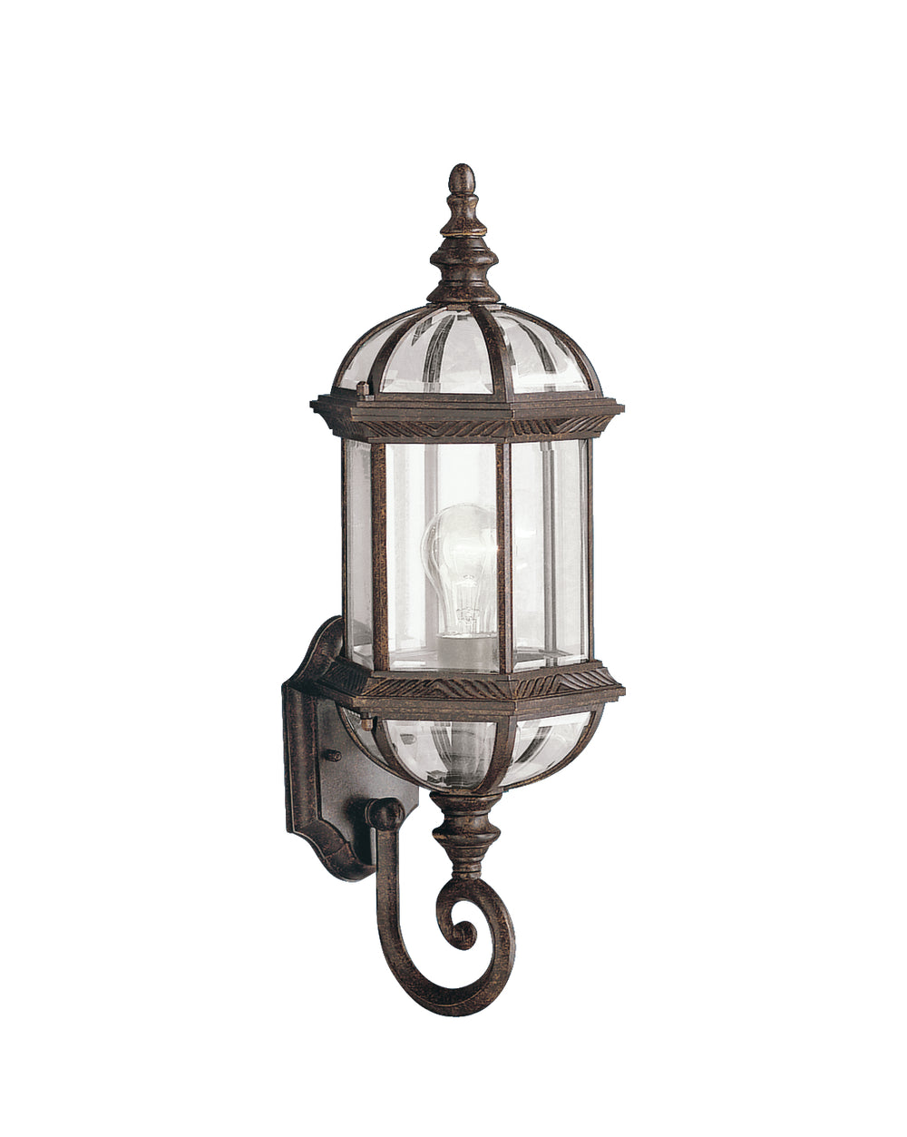 Kichler Canada - One Light Outdoor Wall Mount - Barrie - Tannery Bronze- Union Lighting Luminaires Decor