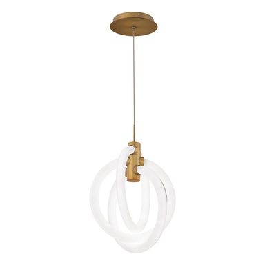 W.A.C. Canada - LED Mini Pendant - Knot - Aged Brass- Union Lighting Luminaires Decor