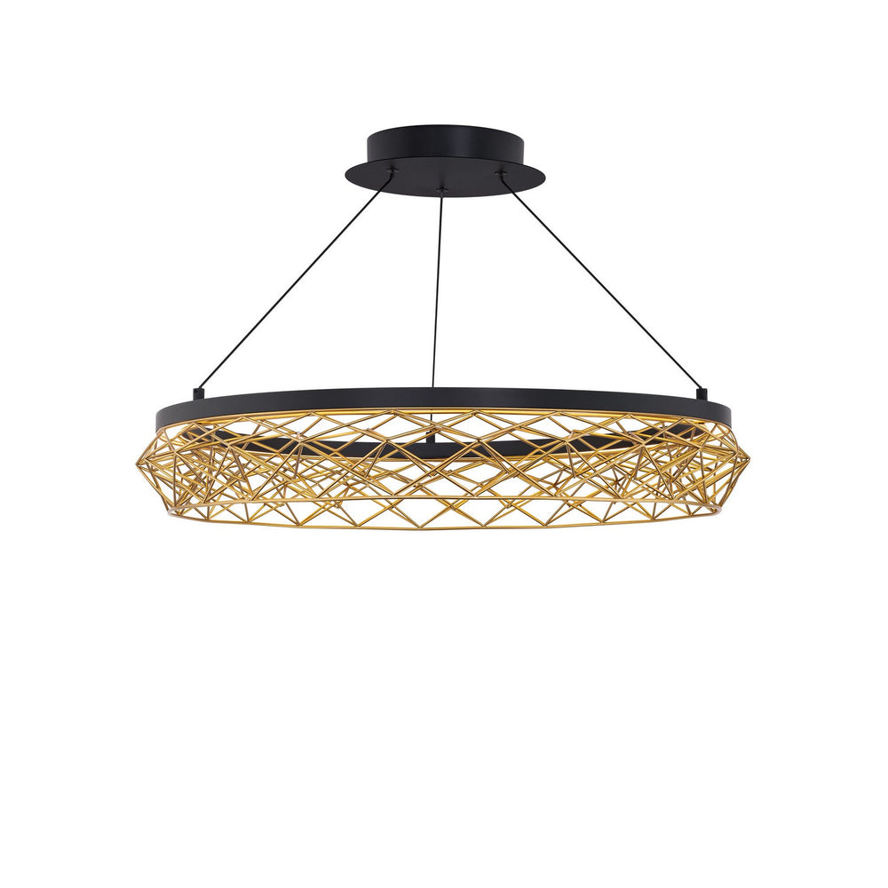 W.A.C. Canada - LED Pendant - Lacey - Black/Gold- Union Lighting Luminaires Decor