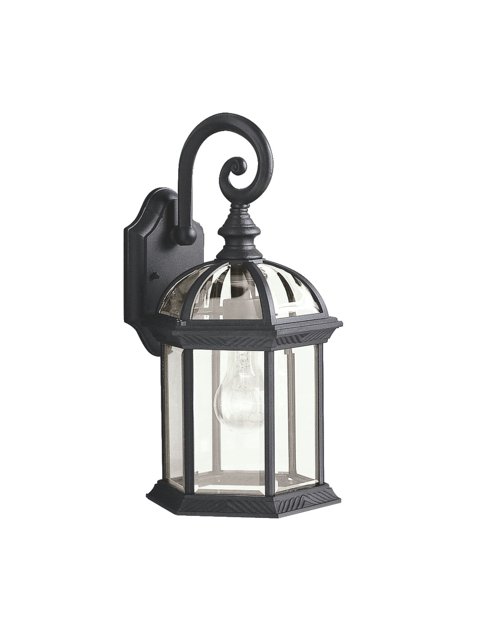 Kichler Canada - One Light Outdoor Wall Mount - Barrie - Black- Union Lighting Luminaires Decor