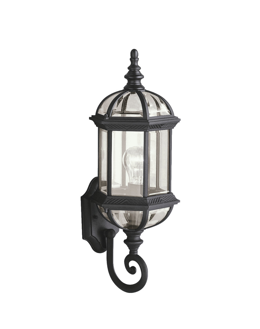 Kichler Canada - One Light Outdoor Wall Mount - Barrie - Black- Union Lighting Luminaires Decor