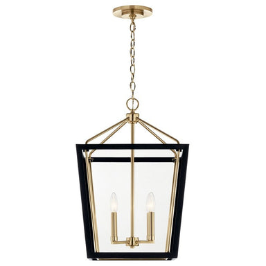 Kichler Canada - Four Light Foyer Pendant - Delvin - Champagne Bronze- Union Lighting Luminaires Decor