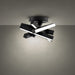 Modern Forms Canada - LED Flush Mount - Chaos - Black- Union Lighting Luminaires Decor