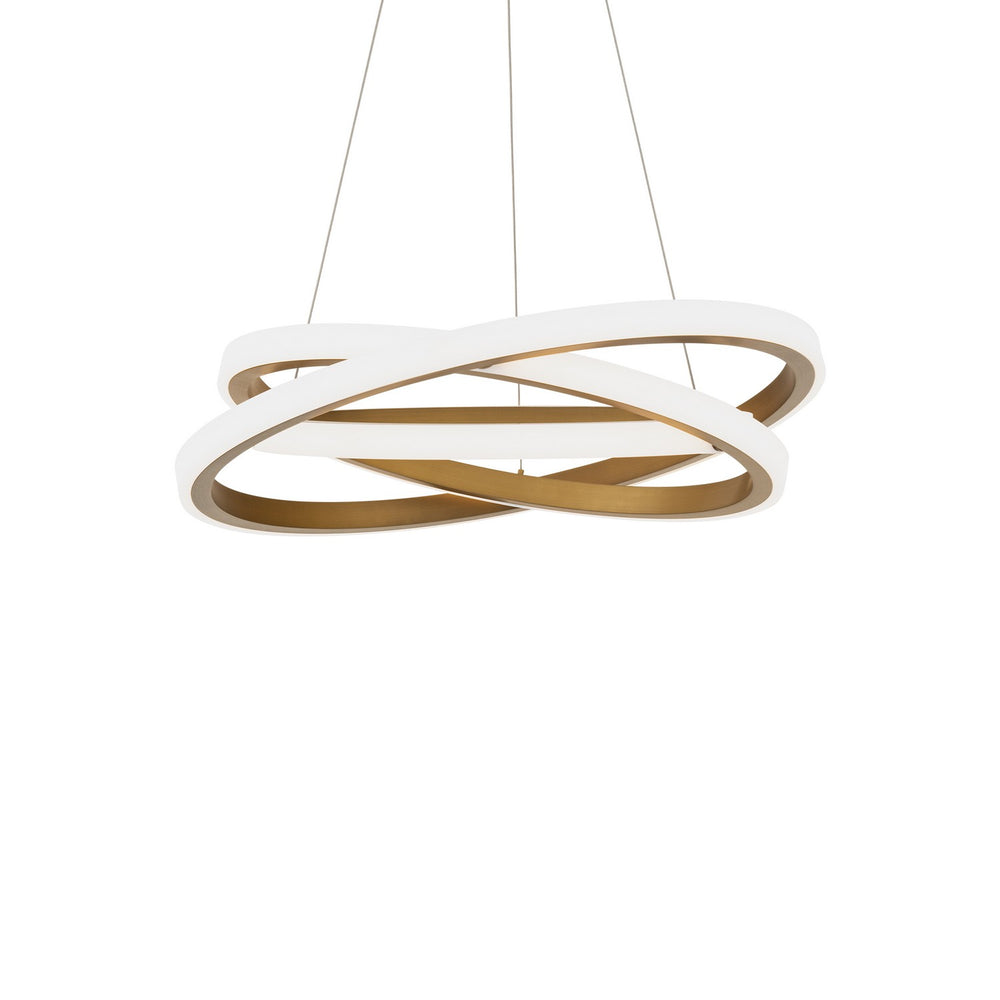 Modern Forms Canada - LED Chandelier - Veloce - Aged Brass- Union Lighting Luminaires Decor