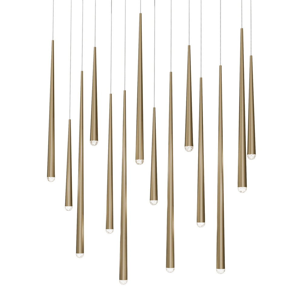Modern Forms Canada - LED Pendant - Cascade - Aged Brass- Union Lighting Luminaires Decor