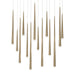 Modern Forms Canada - LED Pendant - Cascade - Aged Brass- Union Lighting Luminaires Decor