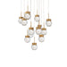 Modern Forms Canada - LED Pendant - Double Bubble - Aged Brass- Union Lighting Luminaires Decor