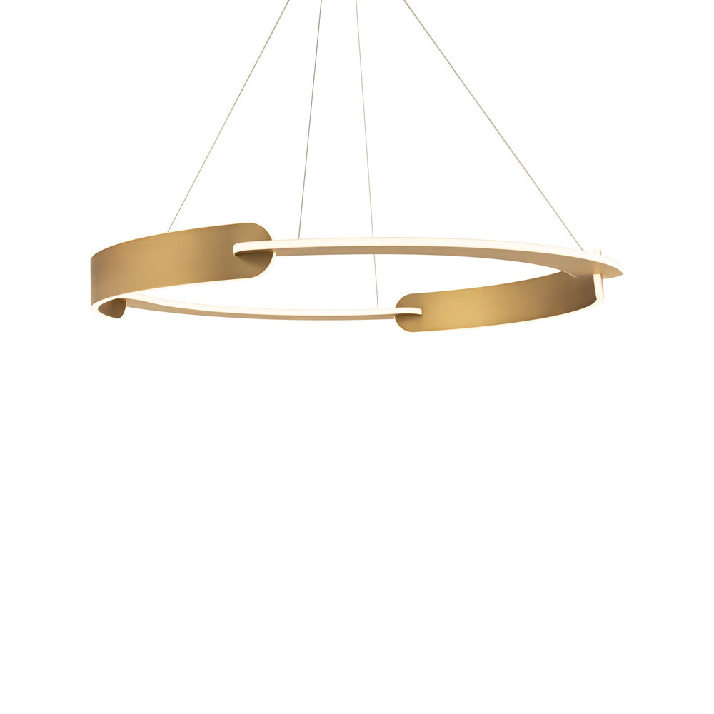 Modern Forms Canada - LED Pendant Chandelier - Ilios - Aged Brass- Union Lighting Luminaires Decor