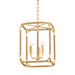 Hudson Valley Canada - Three Light Lantern - Laurenceston - Gold Leaf- Union Lighting Luminaires Decor