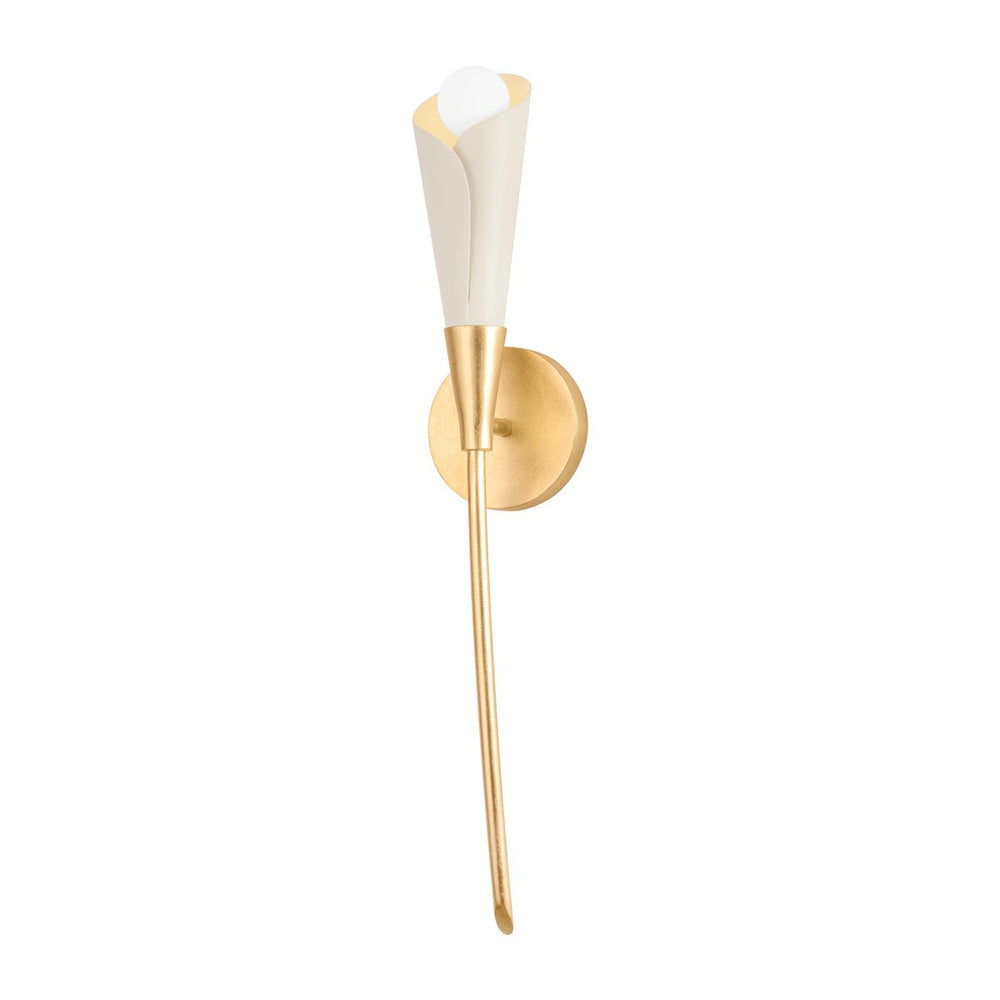 Hudson Valley Canada - One Light Wall Sconce - Montrose - Vintage Gold Leaf/Soft Sand- Union Lighting Luminaires Decor