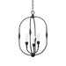 Hudson Valley Canada - Three Light Lantern - Baltic - Aged Iron- Union Lighting Luminaires Decor