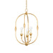 Hudson Valley Canada - Three Light Lantern - Baltic - Vintage Gold Leaf- Union Lighting Luminaires Decor