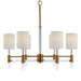 Uttermost - Six Light Chandelier - Welkin - Warm Brass- Union Lighting Luminaires Decor