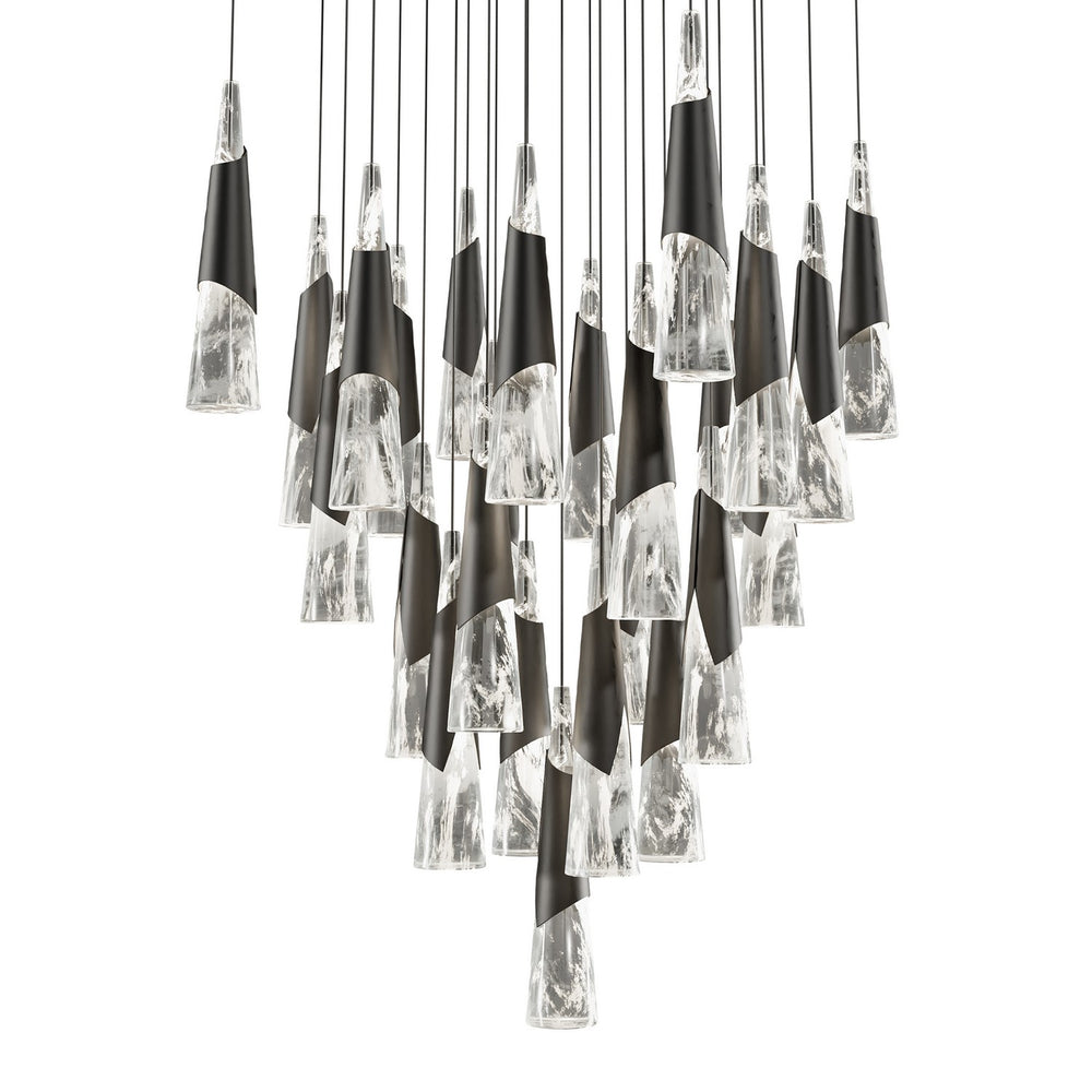 Modern Forms Canada - LED Pendant - Kilt - Black- Union Lighting Luminaires Decor