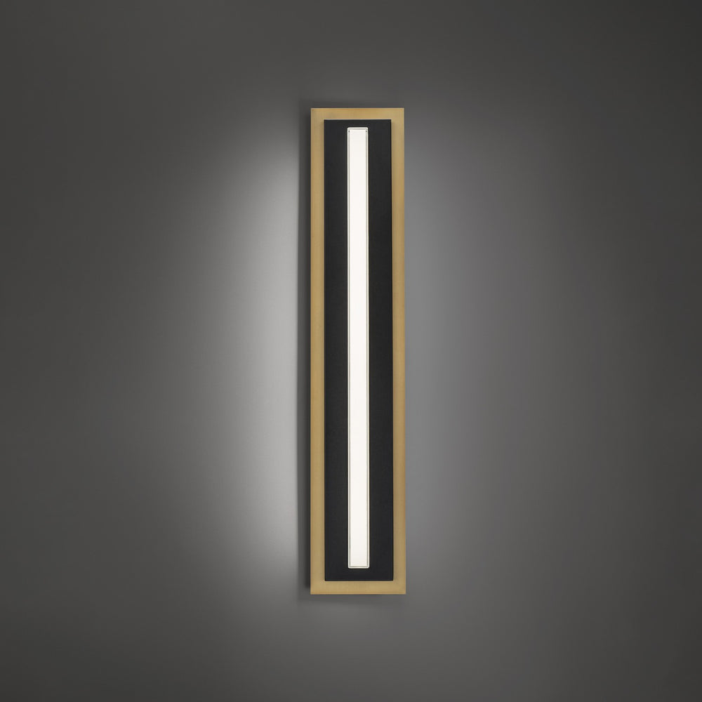 Modern Forms Canada - LED Wall Sconce - Lyrikal - Black/Aged Brass- Union Lighting Luminaires Decor