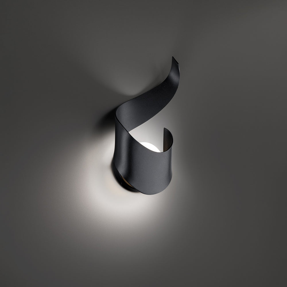 Modern Forms Canada - LED Outdoor Wall Sconce - Flamme - Black- Union Lighting Luminaires Decor