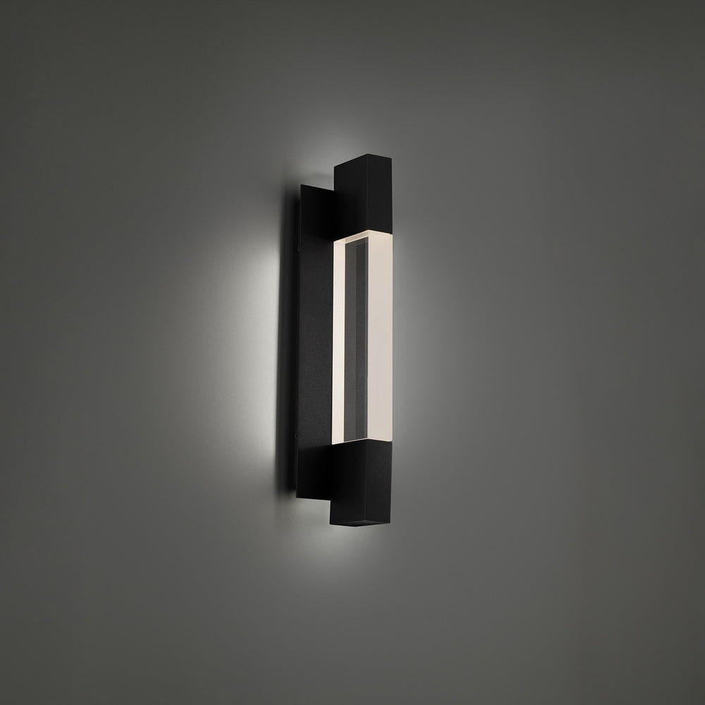 Modern Forms Canada - LED Outdoor Wall Sconce - Heliograph - Black- Union Lighting Luminaires Decor