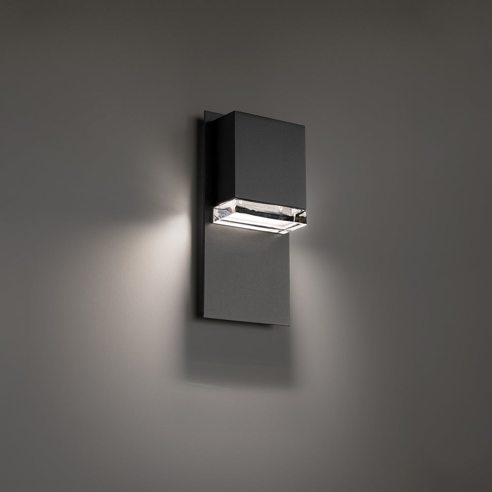Modern Forms Canada - LED Outdoor Wall Sconce - Draped - Black- Union Lighting Luminaires Decor