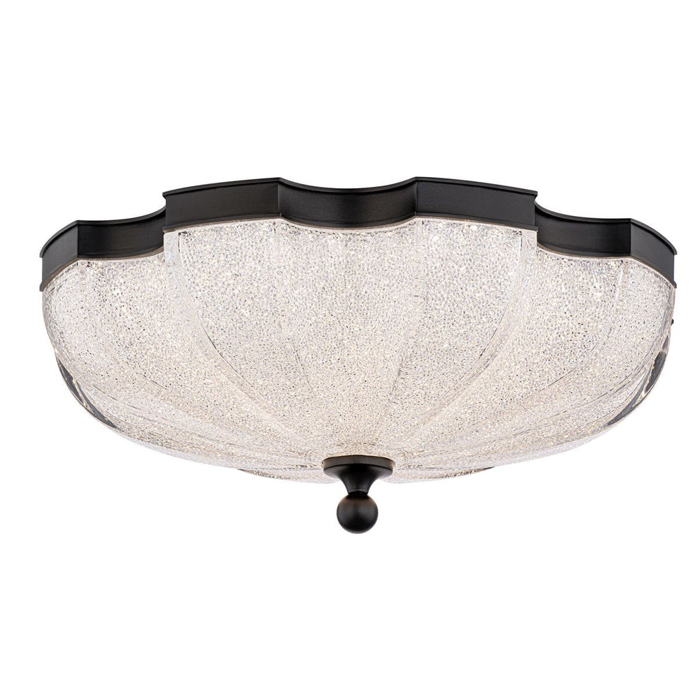 Schonbek - LED Flush Mount - Cupola - Black- Union Lighting Luminaires Decor
