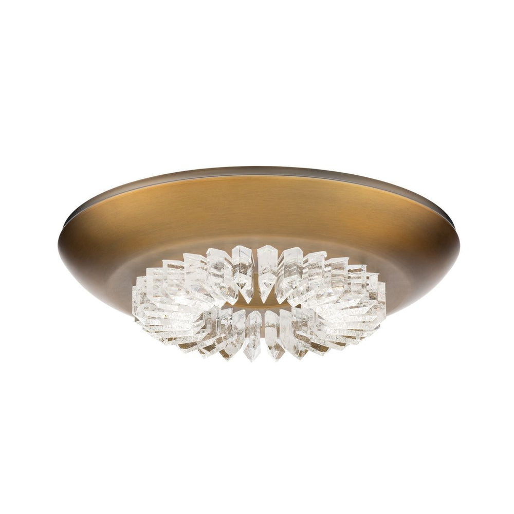 Schonbek - LED Flush Mount - Bellaire - Aged Brass- Union Lighting Luminaires Decor