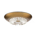 Schonbek - LED Flush Mount - Bellaire - Aged Brass- Union Lighting Luminaires Decor