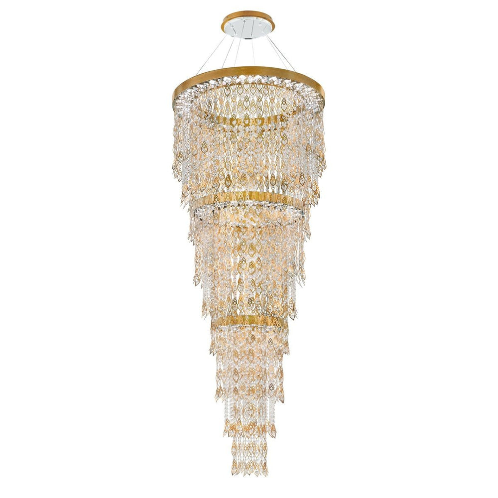 Schonbek - LED Pendant - Pavona - Heirloom Gold- Union Lighting Luminaires Decor