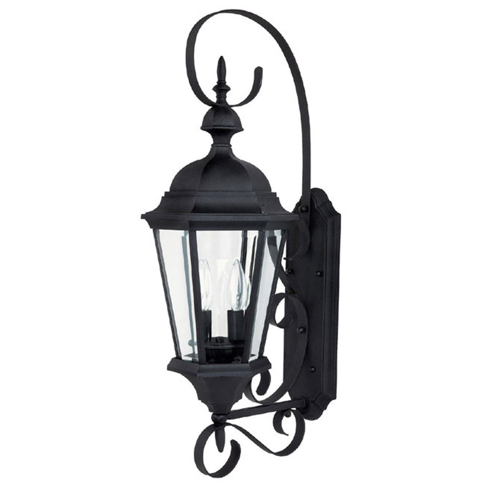 Capital Lighting - Two Light Outdoor Wall Lantern - Carriage House - Black- Union Lighting Luminaires Decor