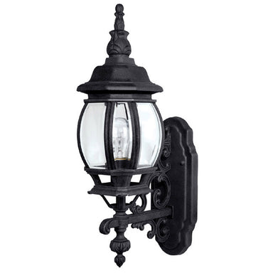 Capital Lighting - One Light Outdoor Wall Lantern - French Country - Black- Union Lighting Luminaires Decor