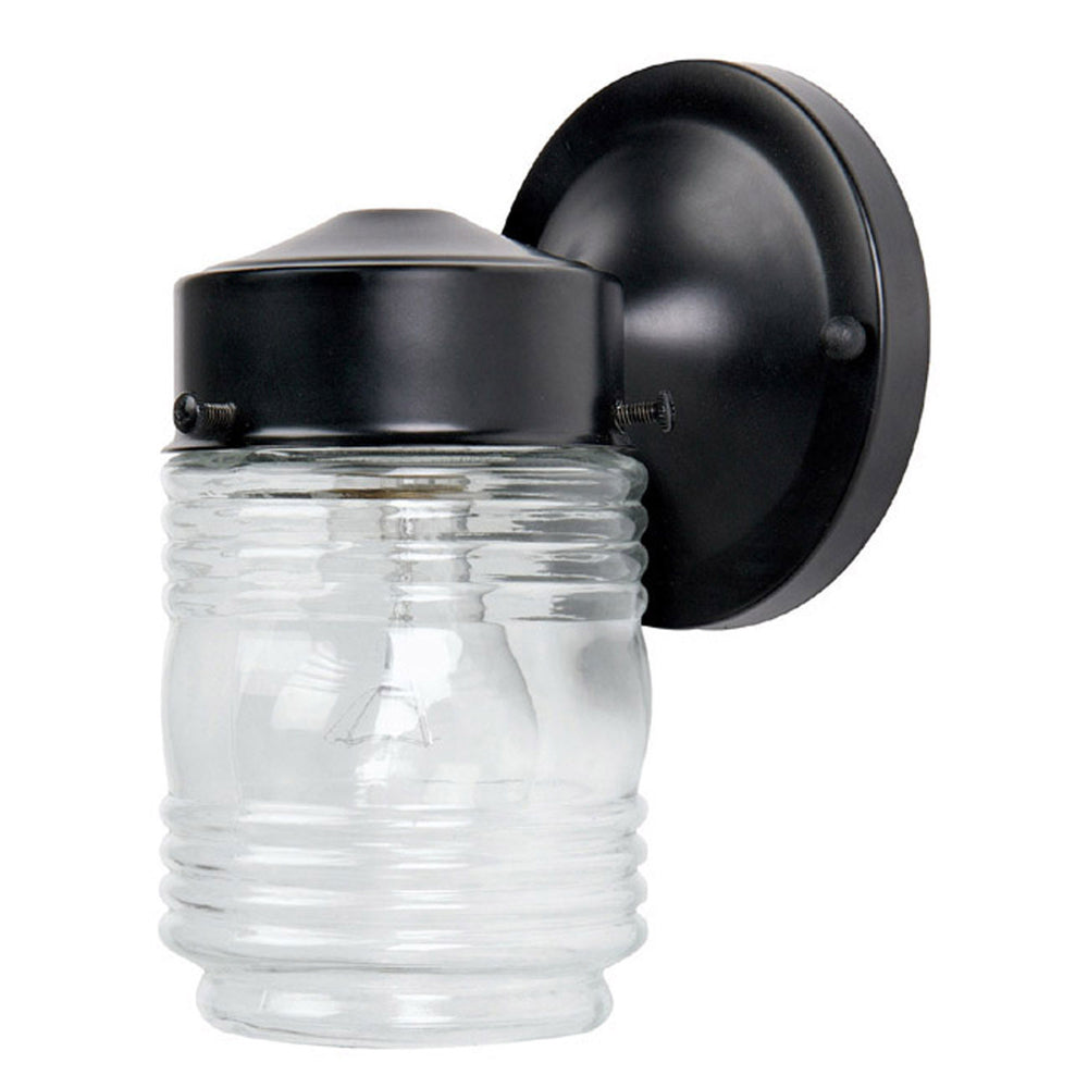 Capital Lighting - One Light Outdoor Wall Lantern - Outdoor - Black- Union Lighting Luminaires Decor