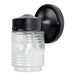 Capital Lighting - One Light Outdoor Wall Lantern - Outdoor - Black- Union Lighting Luminaires Decor