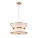 Artcraft Canada - LED Chandelier - Layla - Brushed Brass- Union Lighting Luminaires Decor