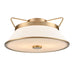 Artcraft Canada - Two Light Semi Flushmount - Layla - Brushed Brass- Union Lighting Luminaires Decor