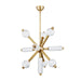Corbett Lighting Canada - LED Chandelier - Atom - Vintage Brass- Union Lighting Luminaires Decor