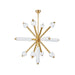 Corbett Lighting Canada - LED Chandelier - Atom - Vintage Brass- Union Lighting Luminaires Decor