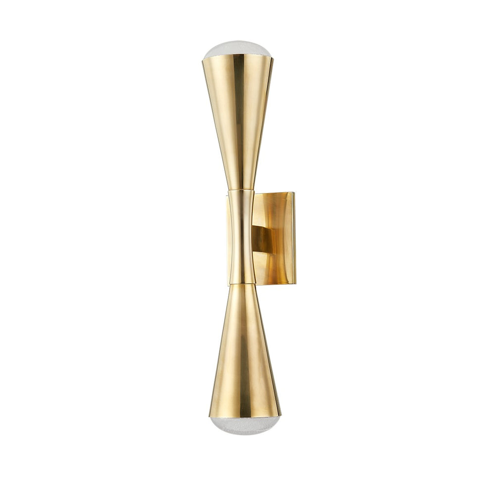 Corbett Lighting Canada - LED Wall Sconce - Barcelona - Vintage Brass- Union Lighting Luminaires Decor